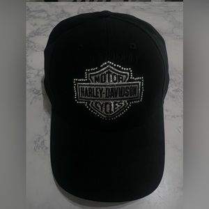New Harley Davidson Bedazzled embroidered hat